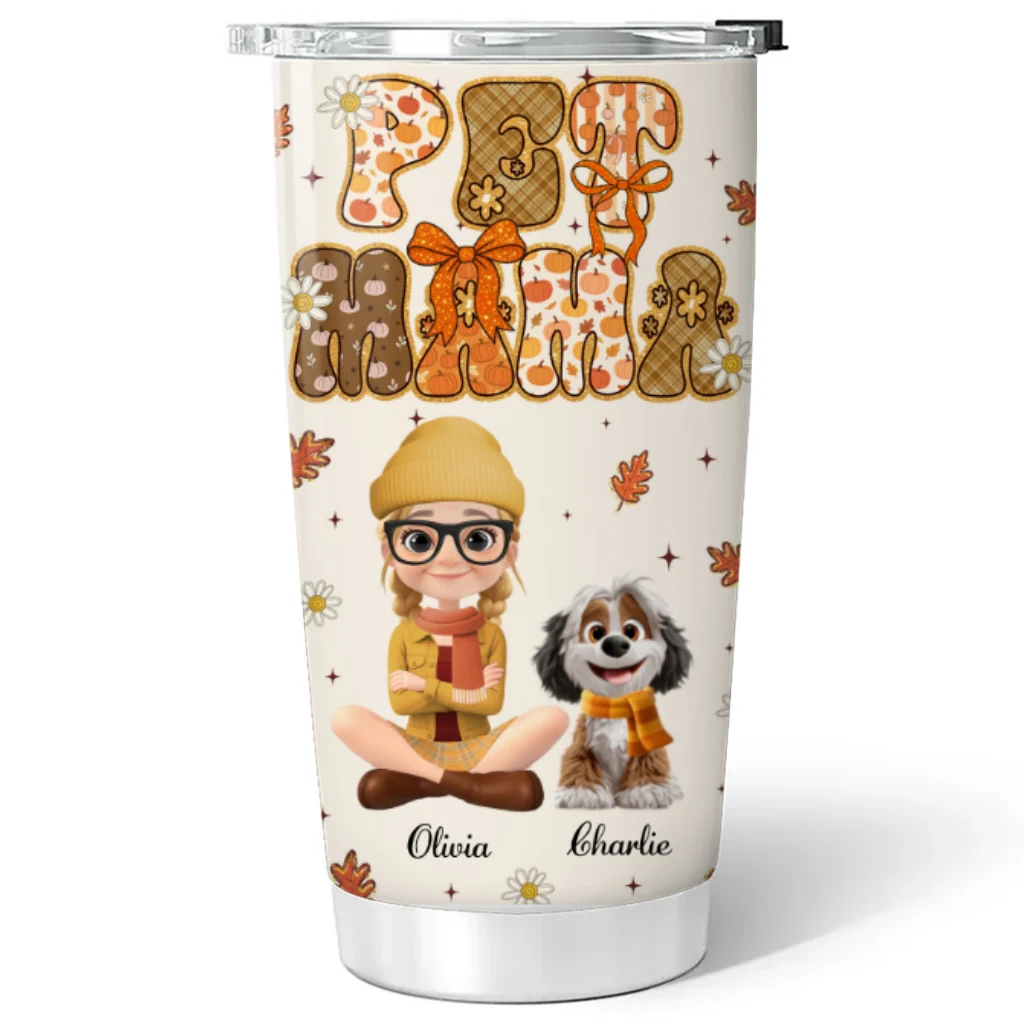 Cinnamon Latte Fur Ver - Personalized Custom Tumbler - Image 5