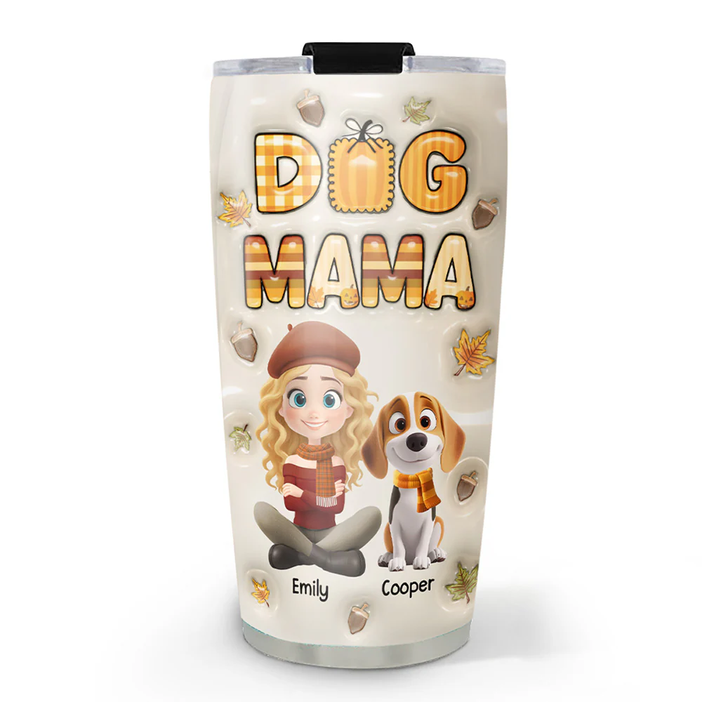 Cinnamon On Top - Personalized Custom 3D Inflated Effect Tumbler
