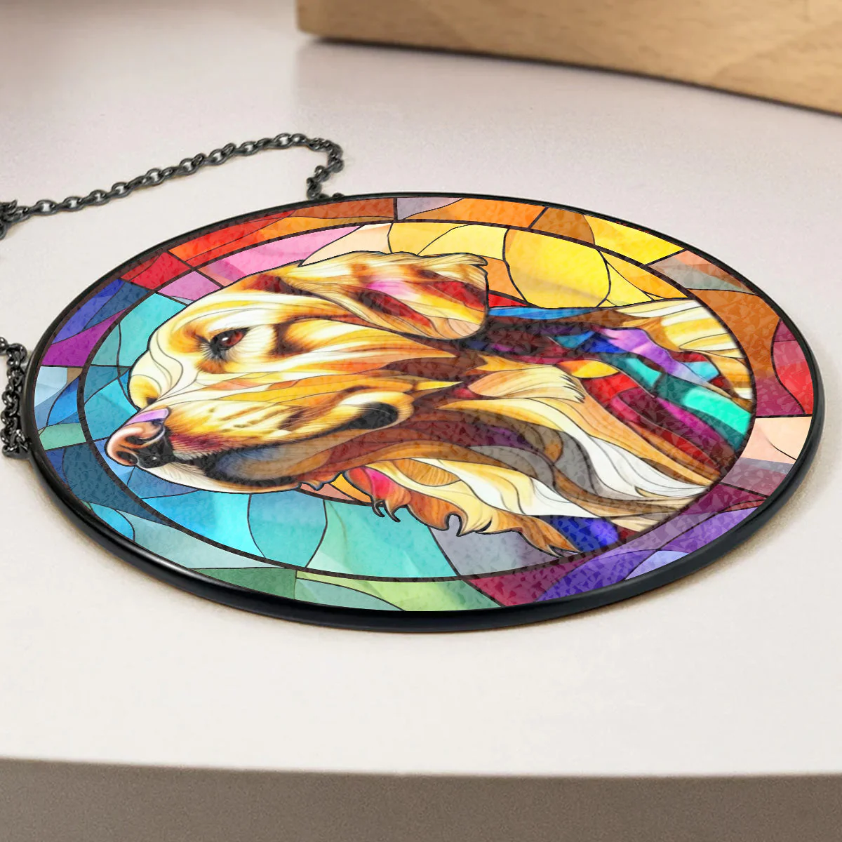 Colorful Pet Face - Personalized Custom Window Hanging Suncatcher - Image 2