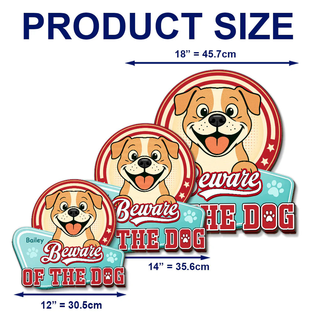 Coming For Dogs - Personalized Custom 3D Effect Wood Sign - Image 6