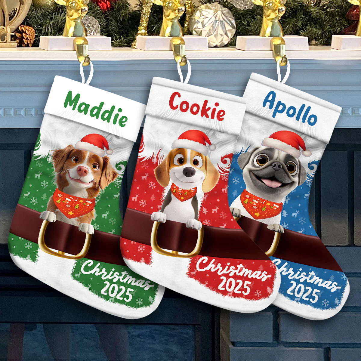 Coming Here Christmas - Personalized Custom Christmas Stocking