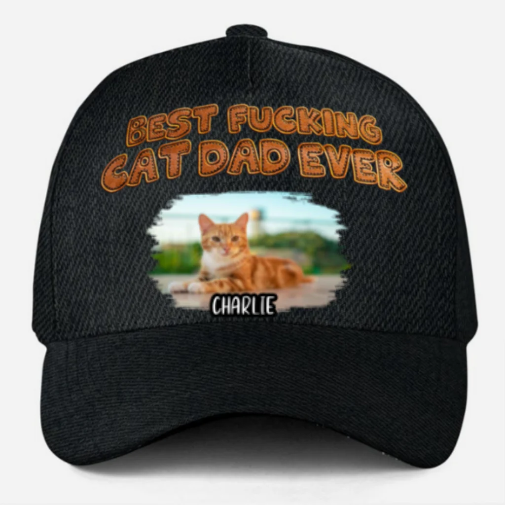 Confirmed By Cats Photo - Personalized Custom Classic Cap - Image 4