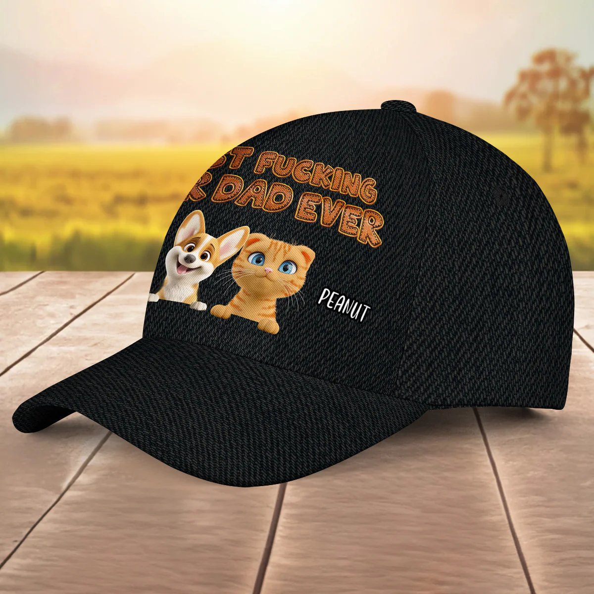 Confirmed By Them - Personalized Custom Classic Cap - Image 2