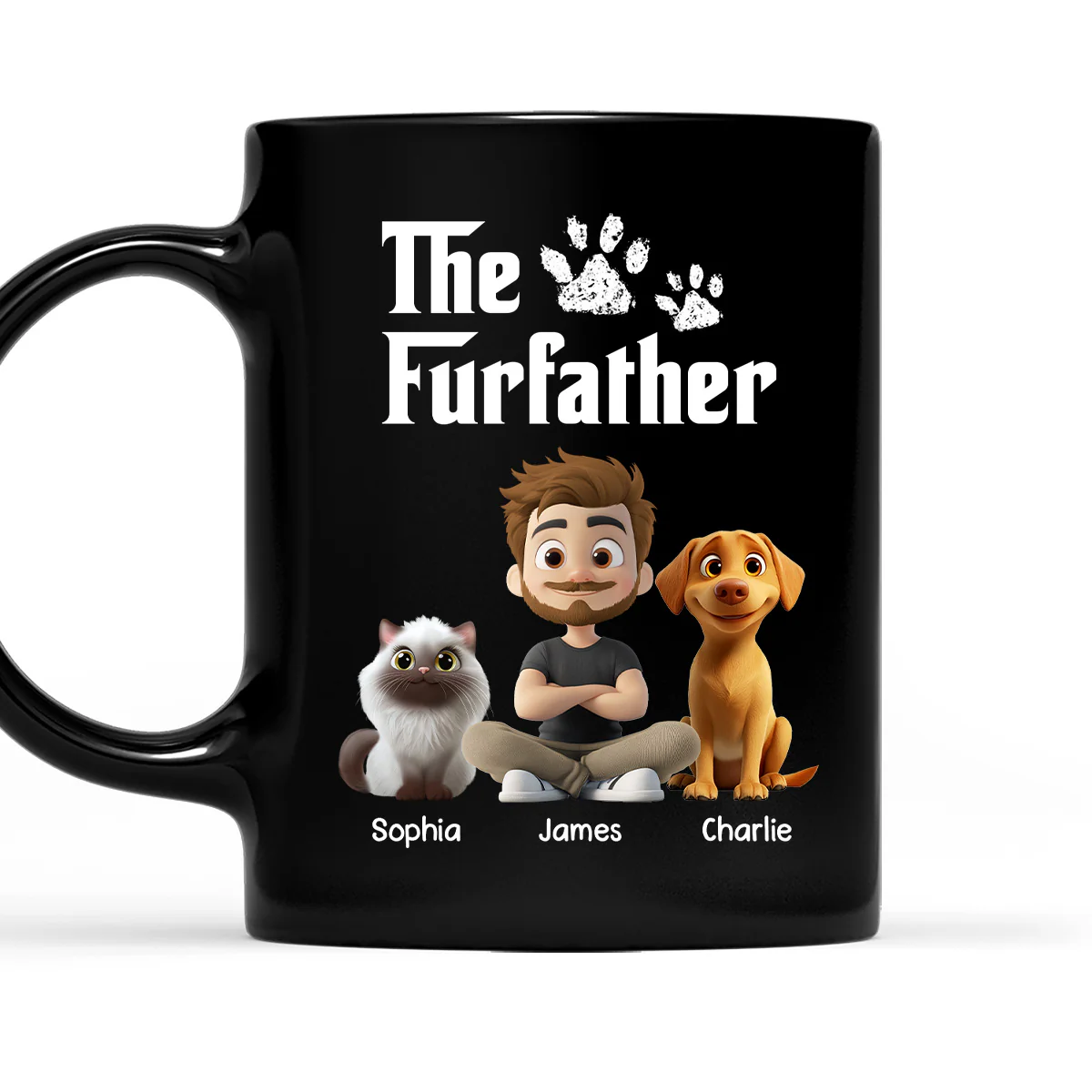 Cool Pet Father - Personalized Custom Coffee Mug