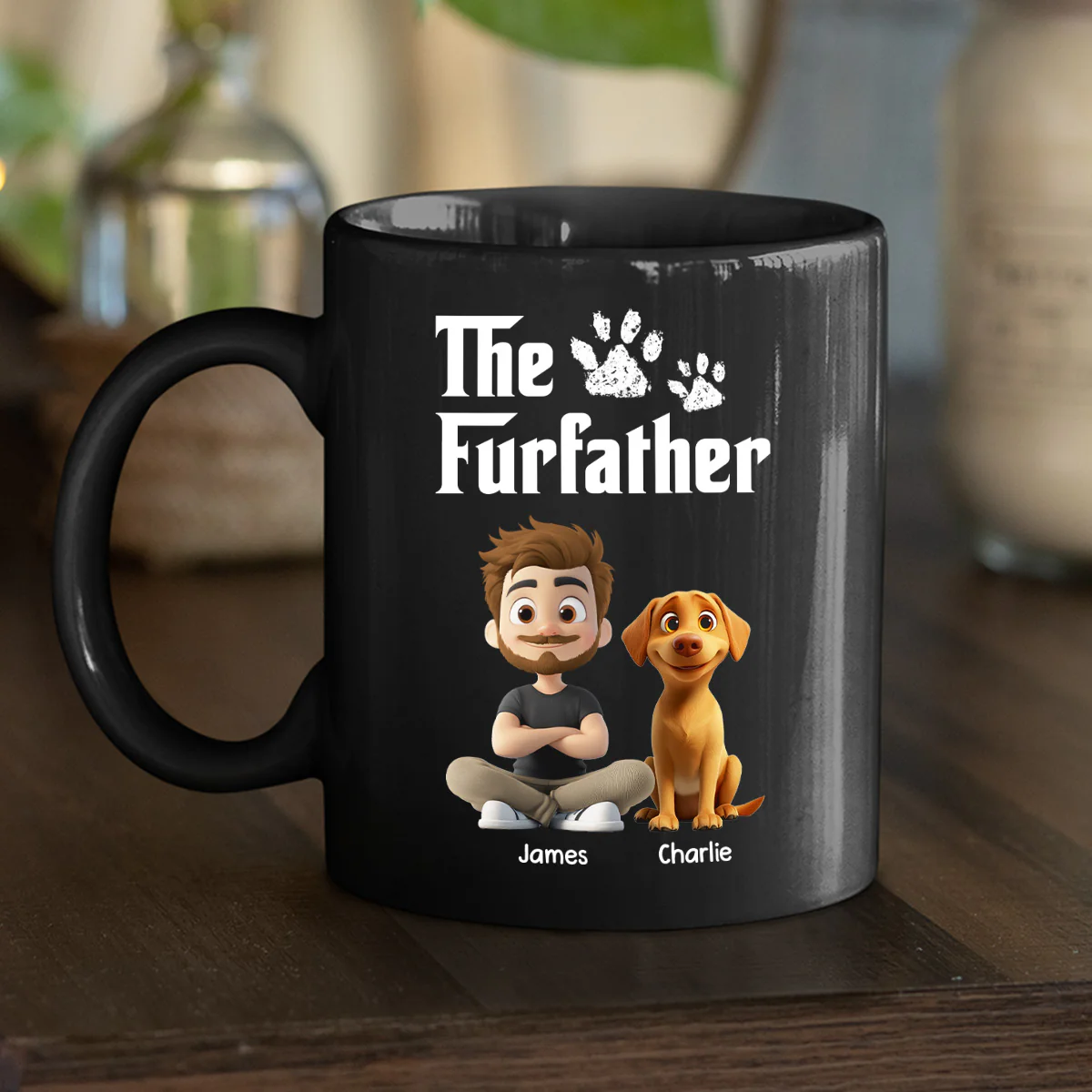 Cool Pet Father - Personalized Custom Coffee Mug - Image 5