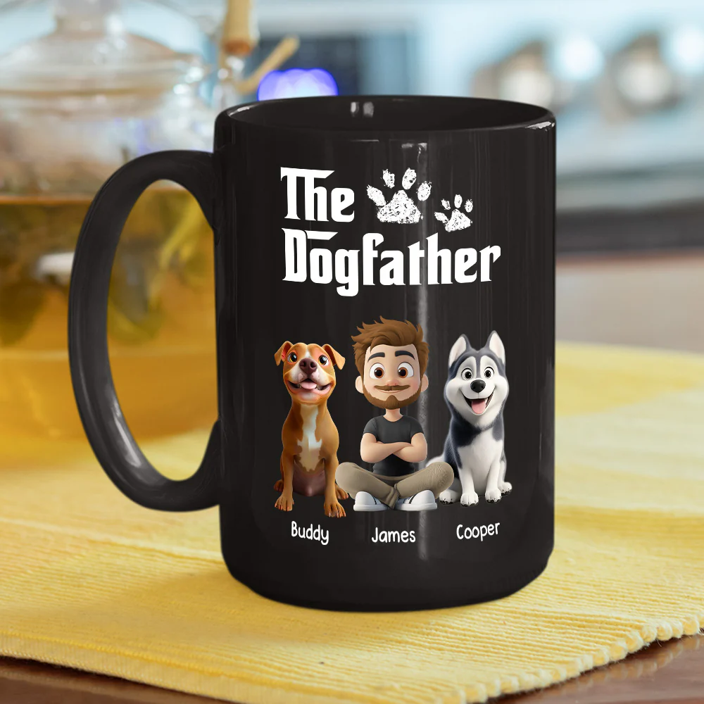 Cool Pet Father - Personalized Custom Coffee Mug - Image 9
