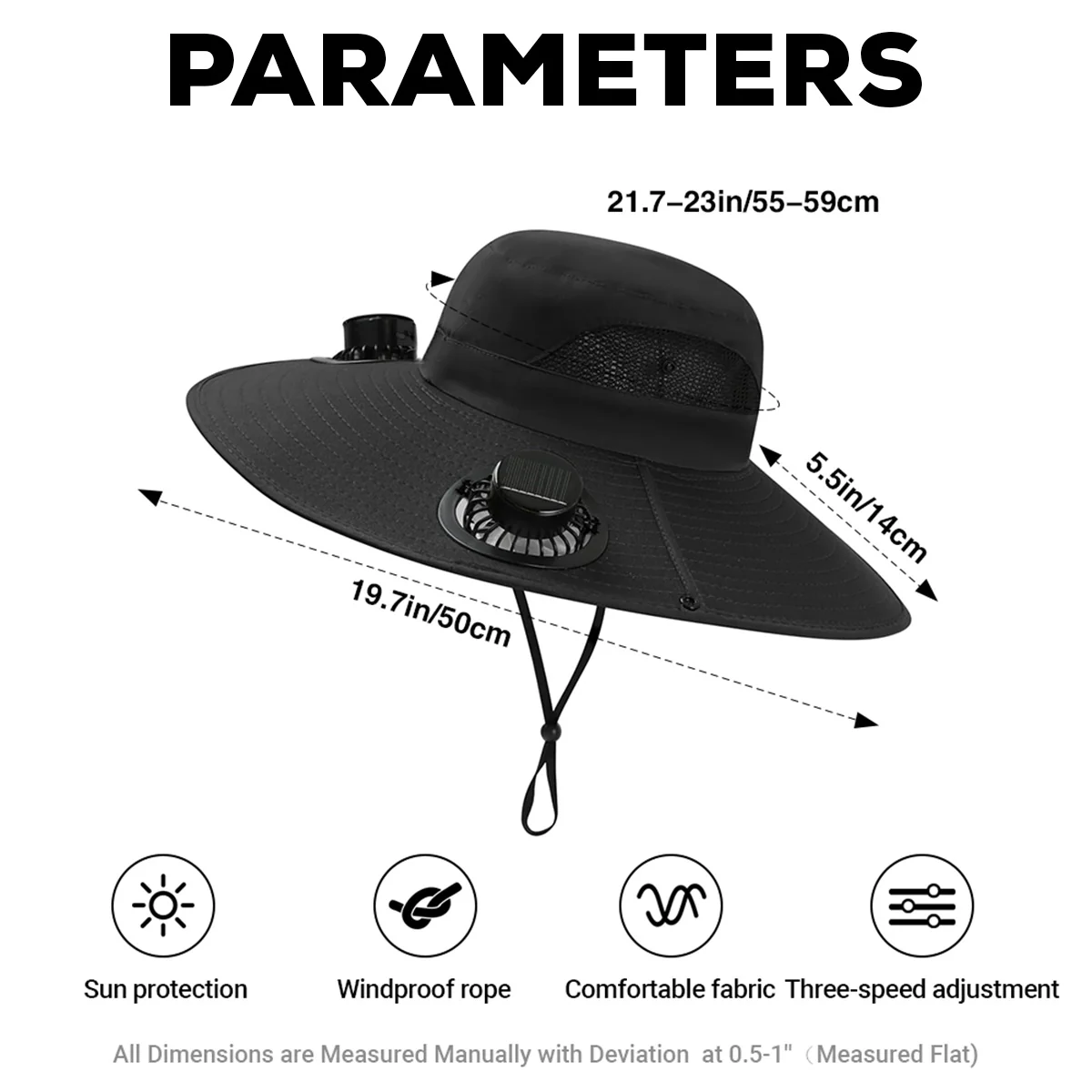 Cool Petqui Farther - Personalized Custom Solar Fan Hat - Image 7