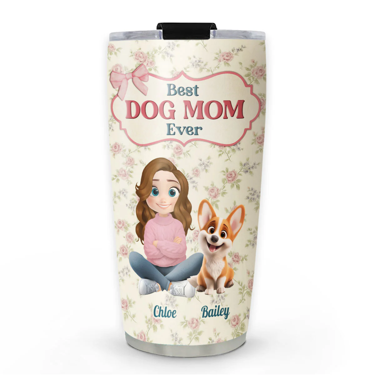Coquette Floral - Personalized Custom Tumbler