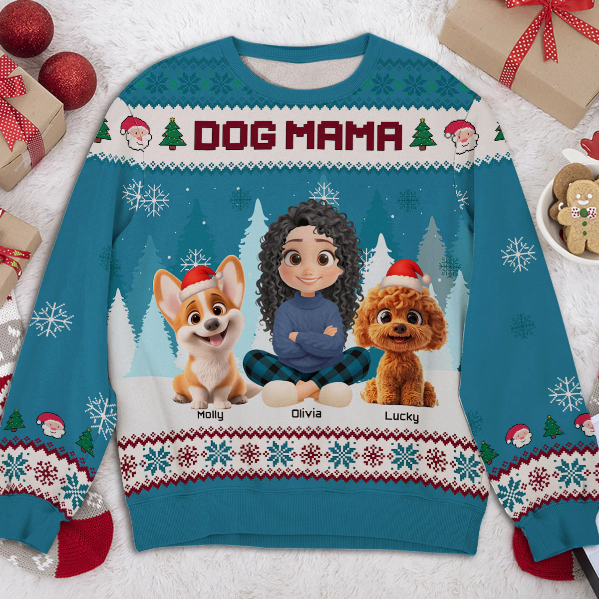 Cozy Season - Personalized Custom All-Over-Print Sweatshirt - Image 3