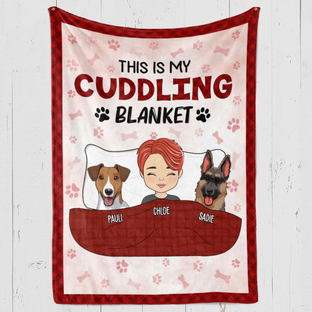 Cuddling Blanket - Personalized Custom Fleece Blanket