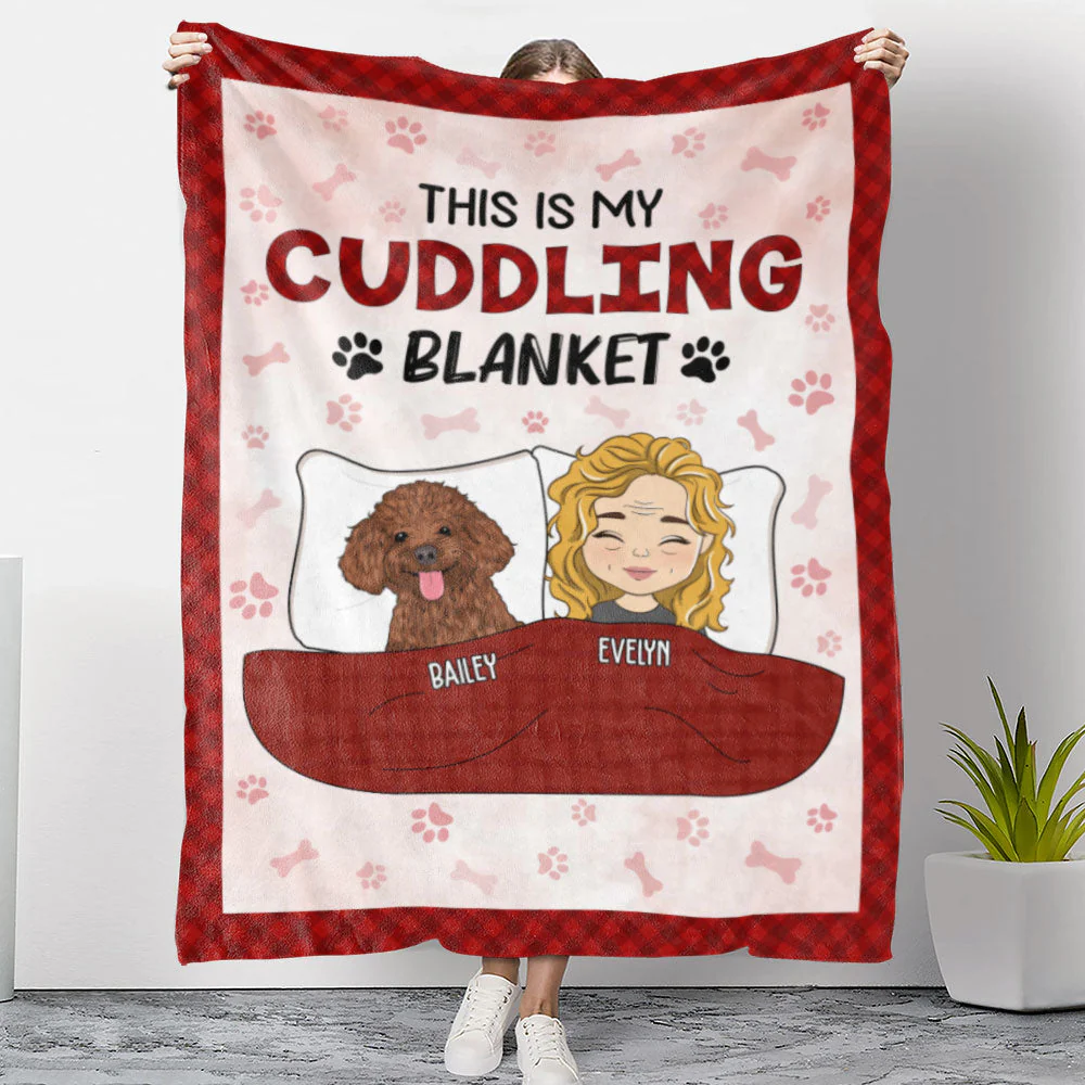 Cuddling Blanket - Personalized Custom Fleece Blanket - Image 2