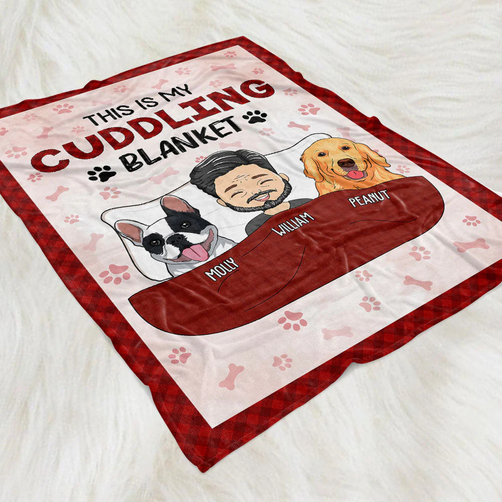 Cuddling Blanket - Personalized Custom Fleece Blanket - Image 3