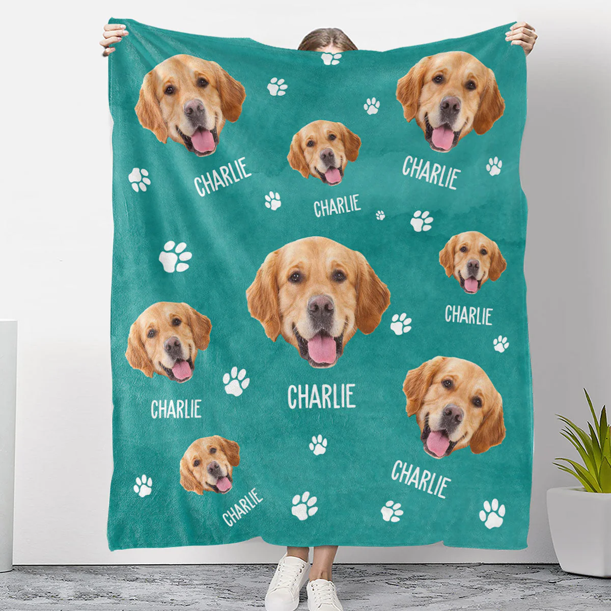 Custom Photo Your Lovely Pet - Personalized Custom Fleece Blanket