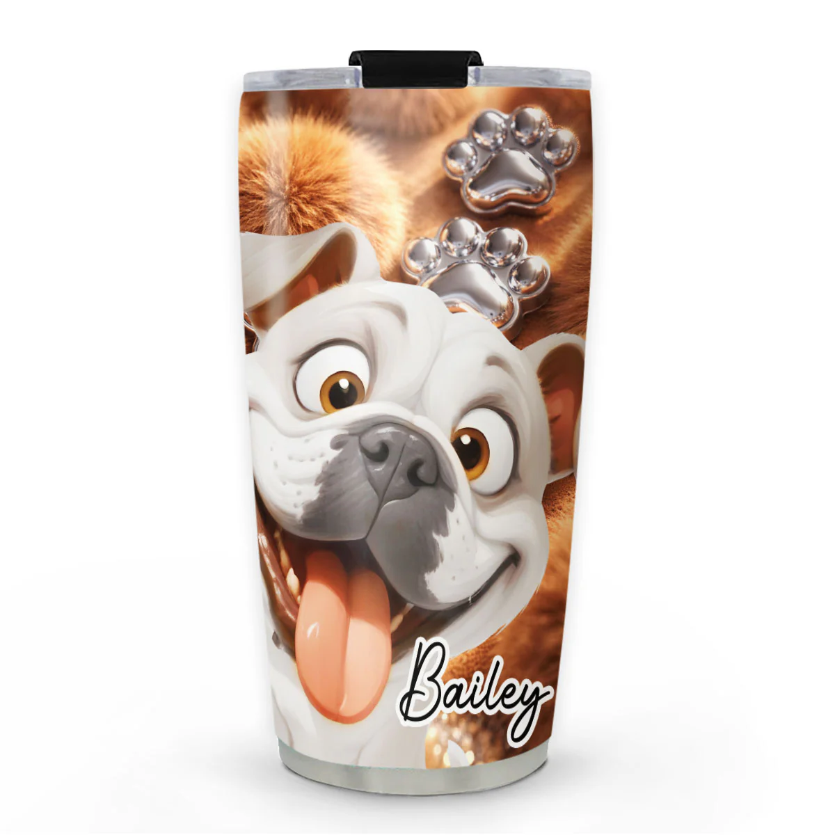 Cute Dogs - Personalized Custom 3D Effect Tumbler
