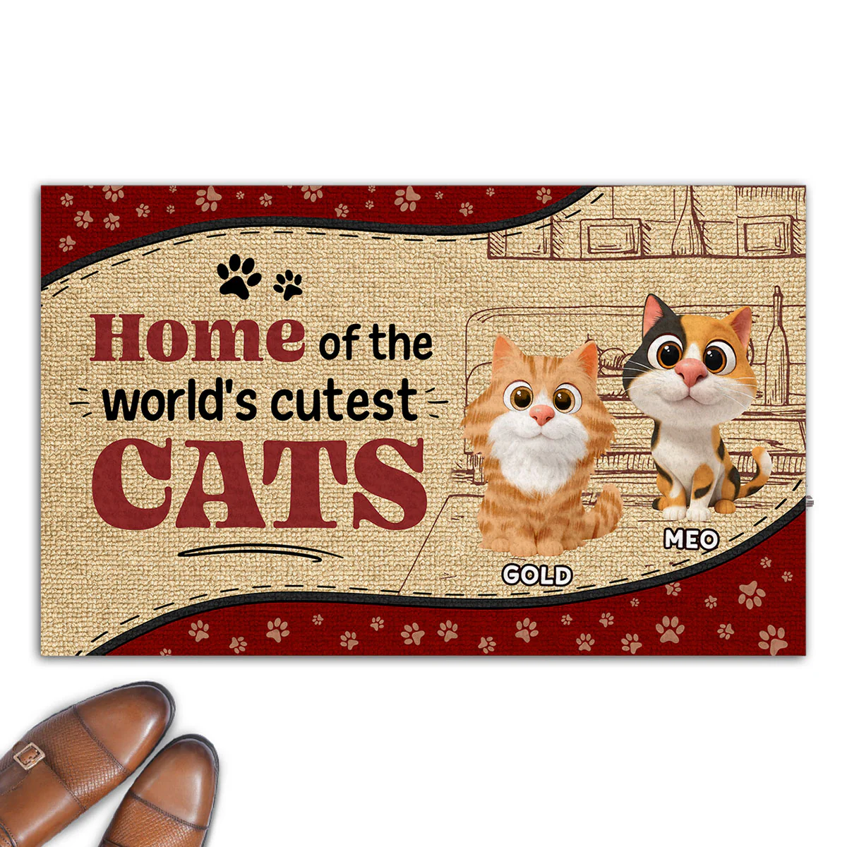 Cutest Cat - Personalized Custom Doormat
