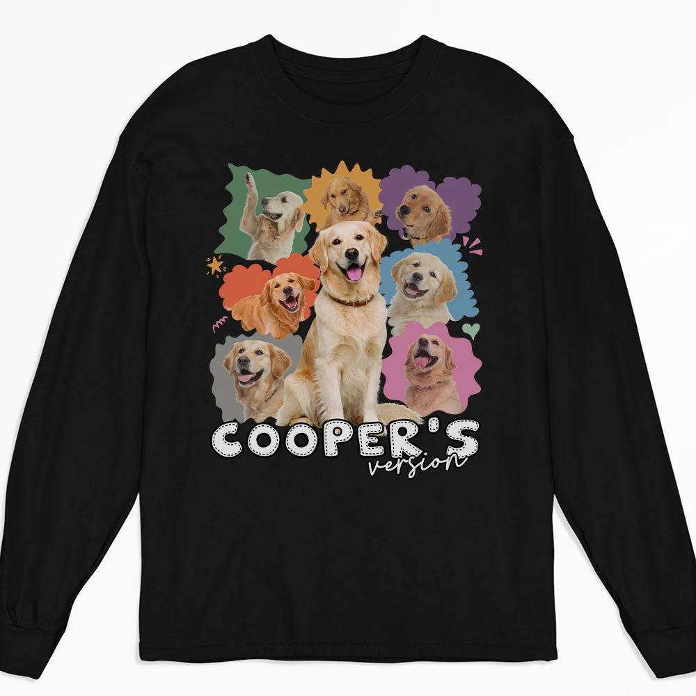 Dabest Dog - Personalized Custom Long Sleeve T-Shirt