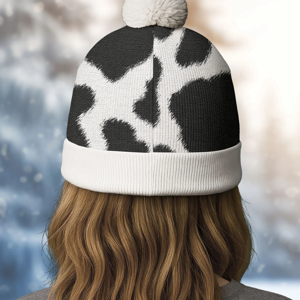 Dairy Lovers - Personalized Custom Bobble Beanie Hat - Image 3