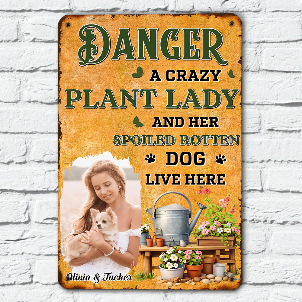 Danger Photo - Personalized Custom Metal Sign