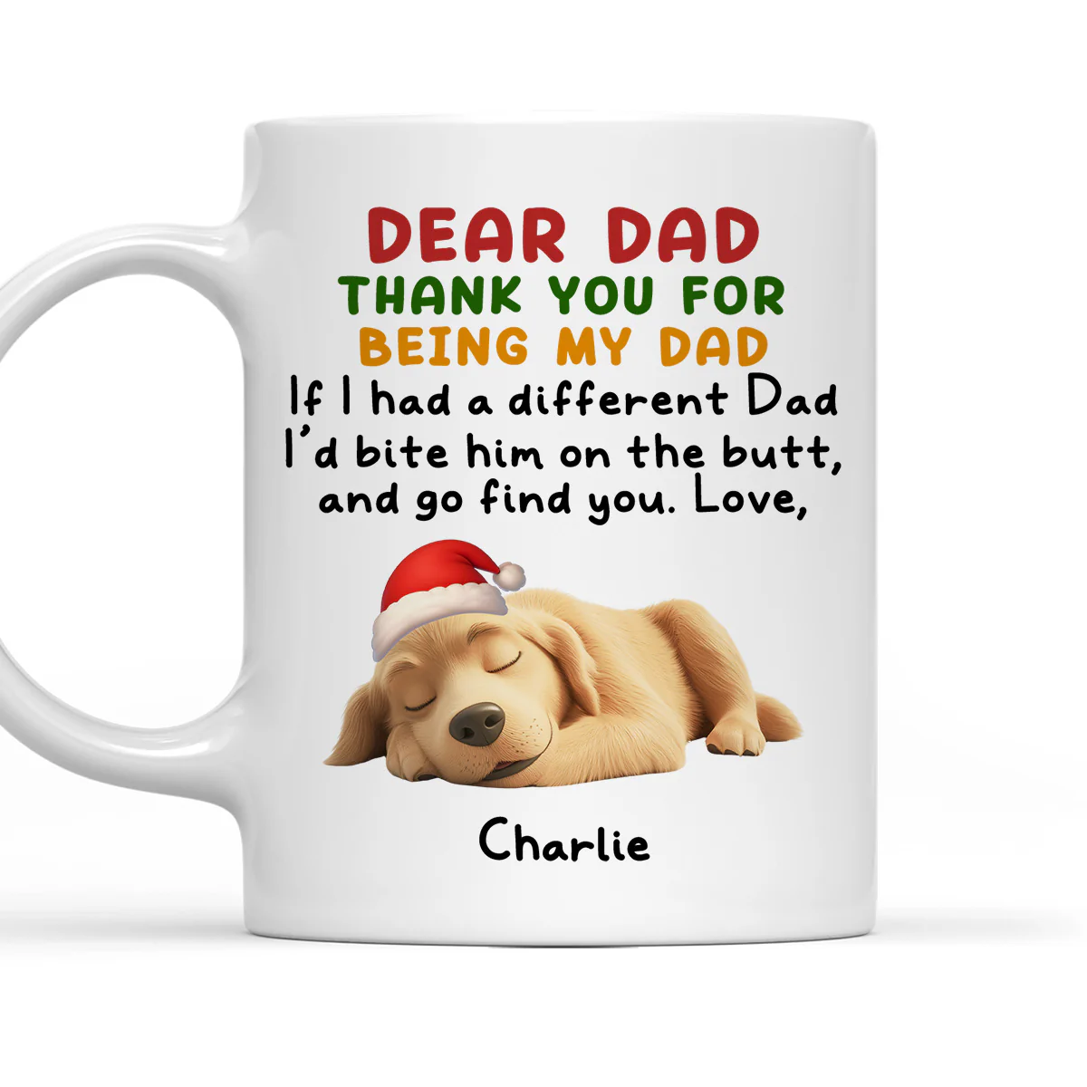 Dear My Dad Mom Mum - Personalized Custom Coffee Mug