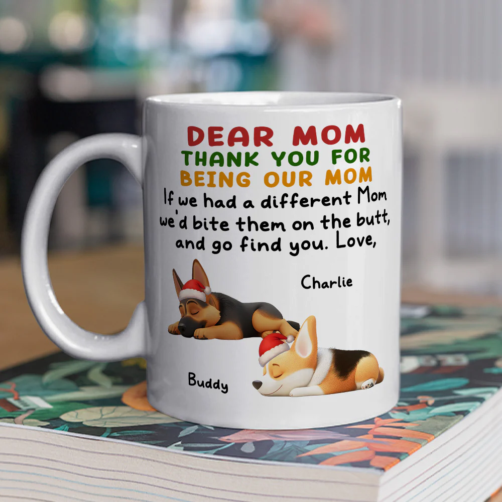 Dear My Dad Mom Mum - Personalized Custom Coffee Mug - Image 2