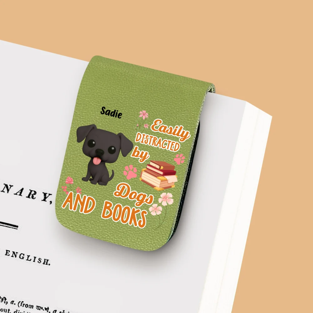 Distracted By Whom - Personalized Custom Leather Bookmark - Image 9