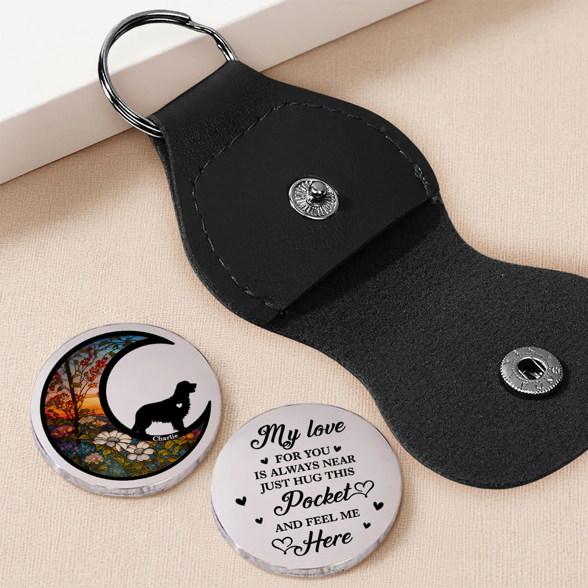 Do Not Cry Because It Is Over - Personalized Custom Pocket Hug - Image 2