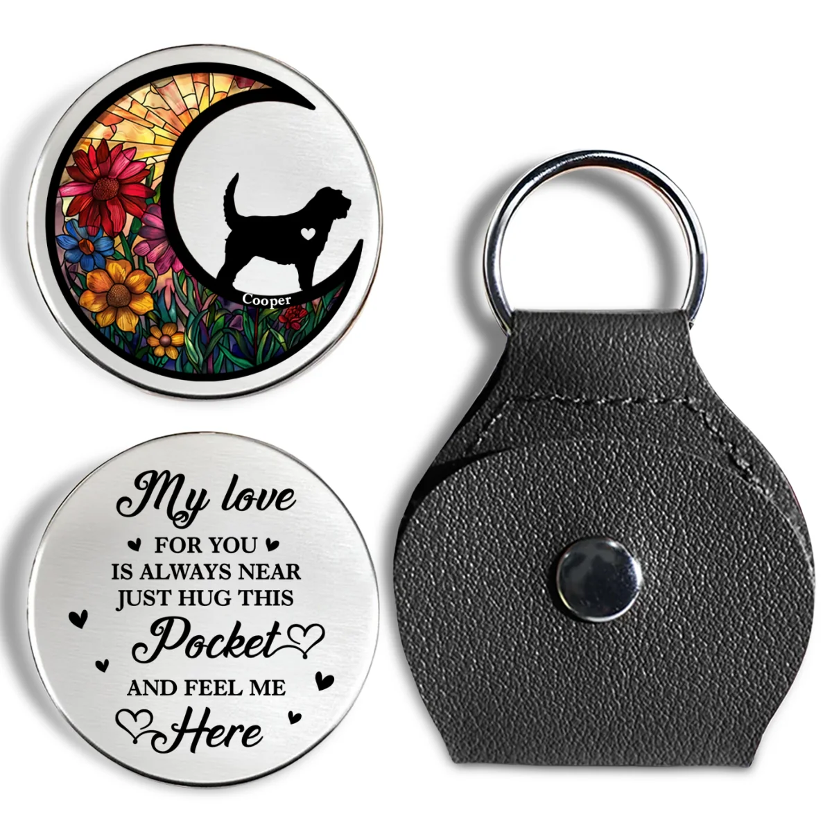 Do Not Cry Because It Is Over - Personalized Custom Pocket Hug - Image 7