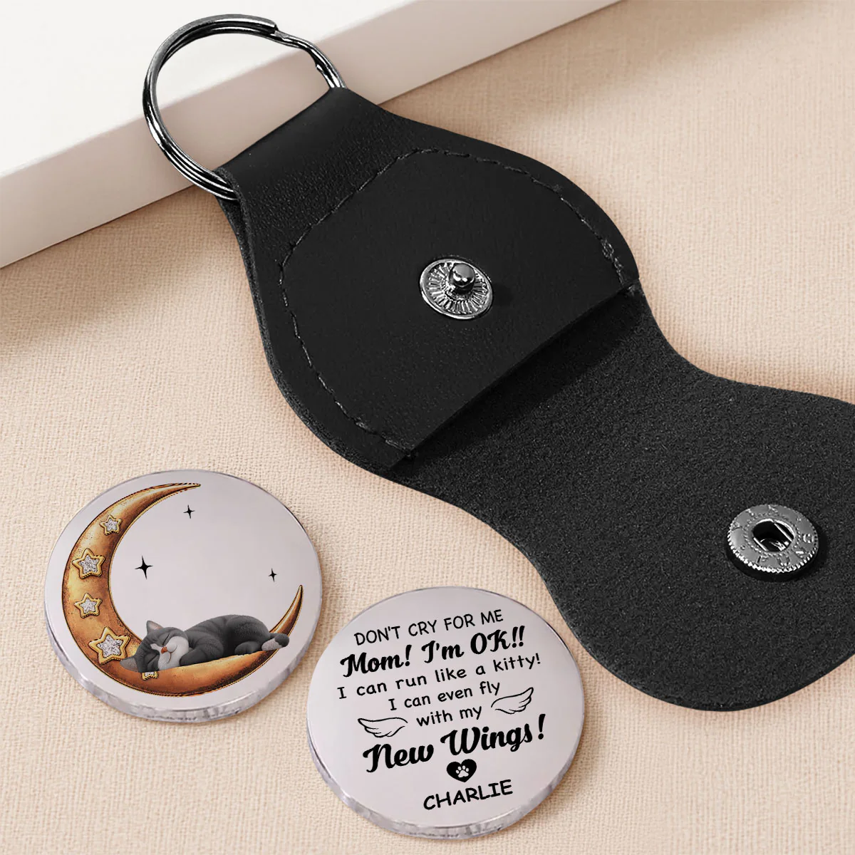 Do Not Cry For Me Kitten - Personalized Custom Pocket Hug - Image 5