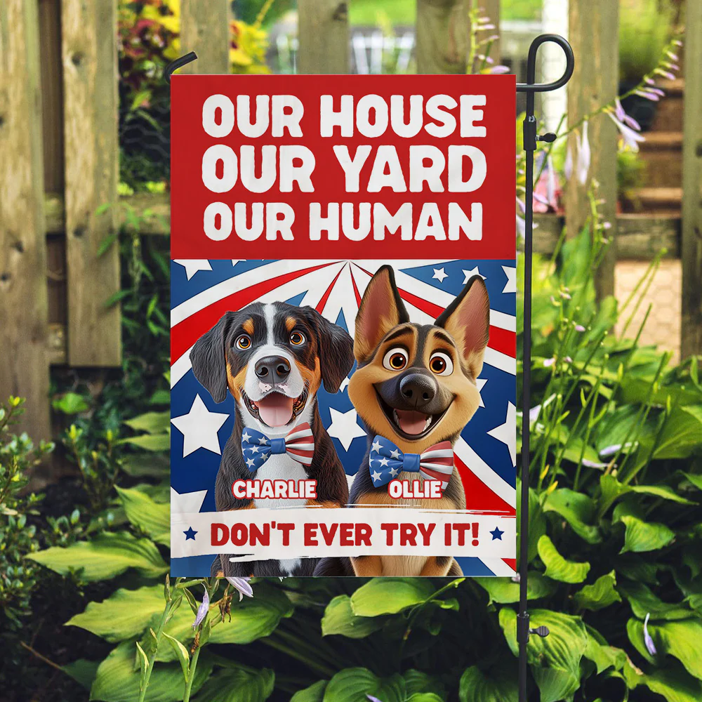 Do Not Ever Try It Ver American - Personalized Custom Flag - Image 2