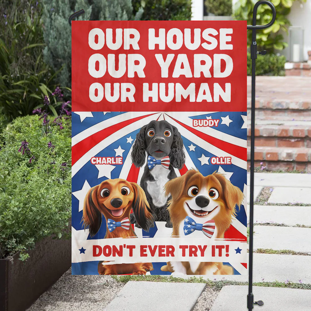 Do Not Ever Try It Ver American - Personalized Custom Flag - Image 3