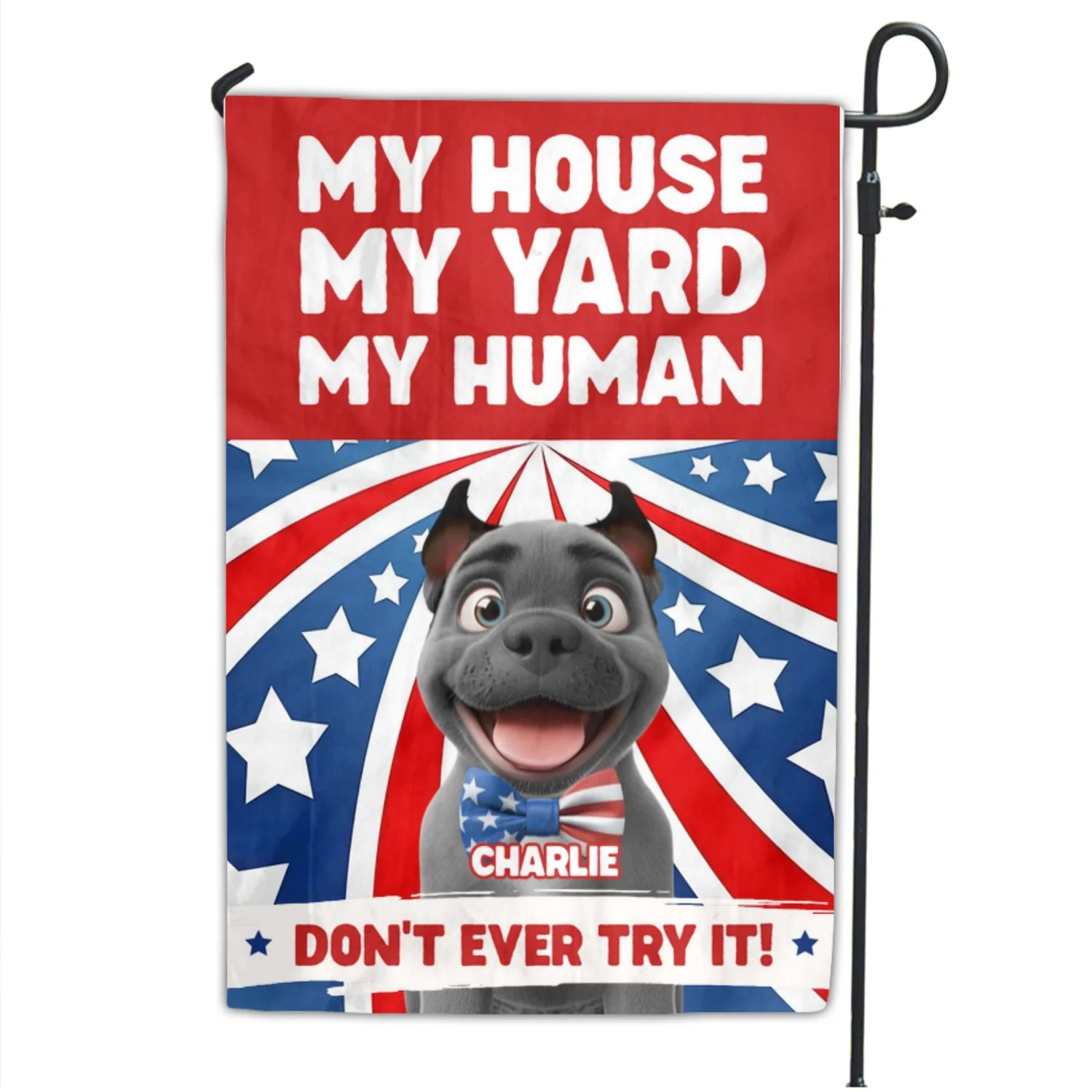 Do Not Ever Try It Ver American - Personalized Custom Flag - Image 6