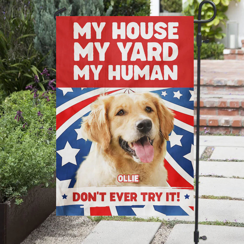 Do Not Ever Try It Ver American Photo - Personalized Custom Flag - Image 3