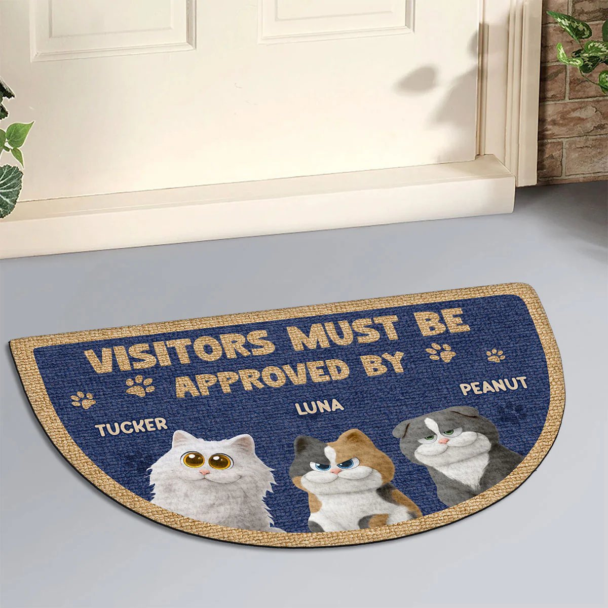 Do Not Open - Personalized Custom Doormat - Image 3