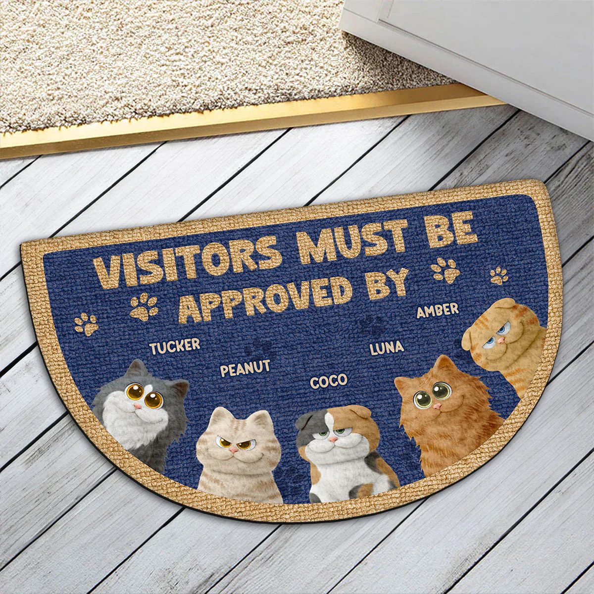 Do Not Open - Personalized Custom Doormat - Image 6