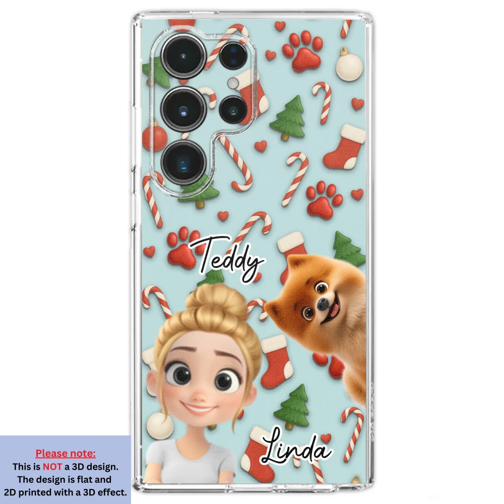 Dog And Human Cartoon Colorfull - Personalized Custom Phone Case - Image 29