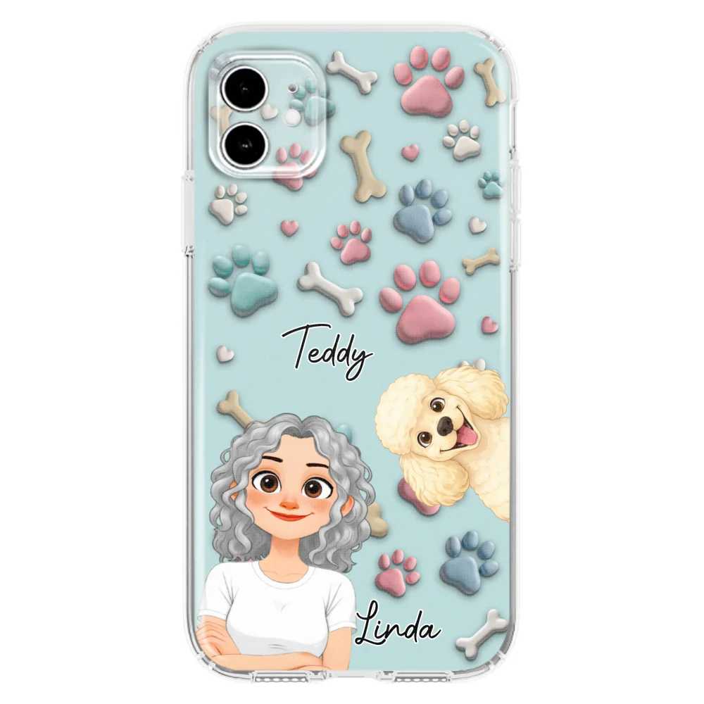 Dog And Human Cartoon New Style - Personalized Custom Phone Case - Image 10