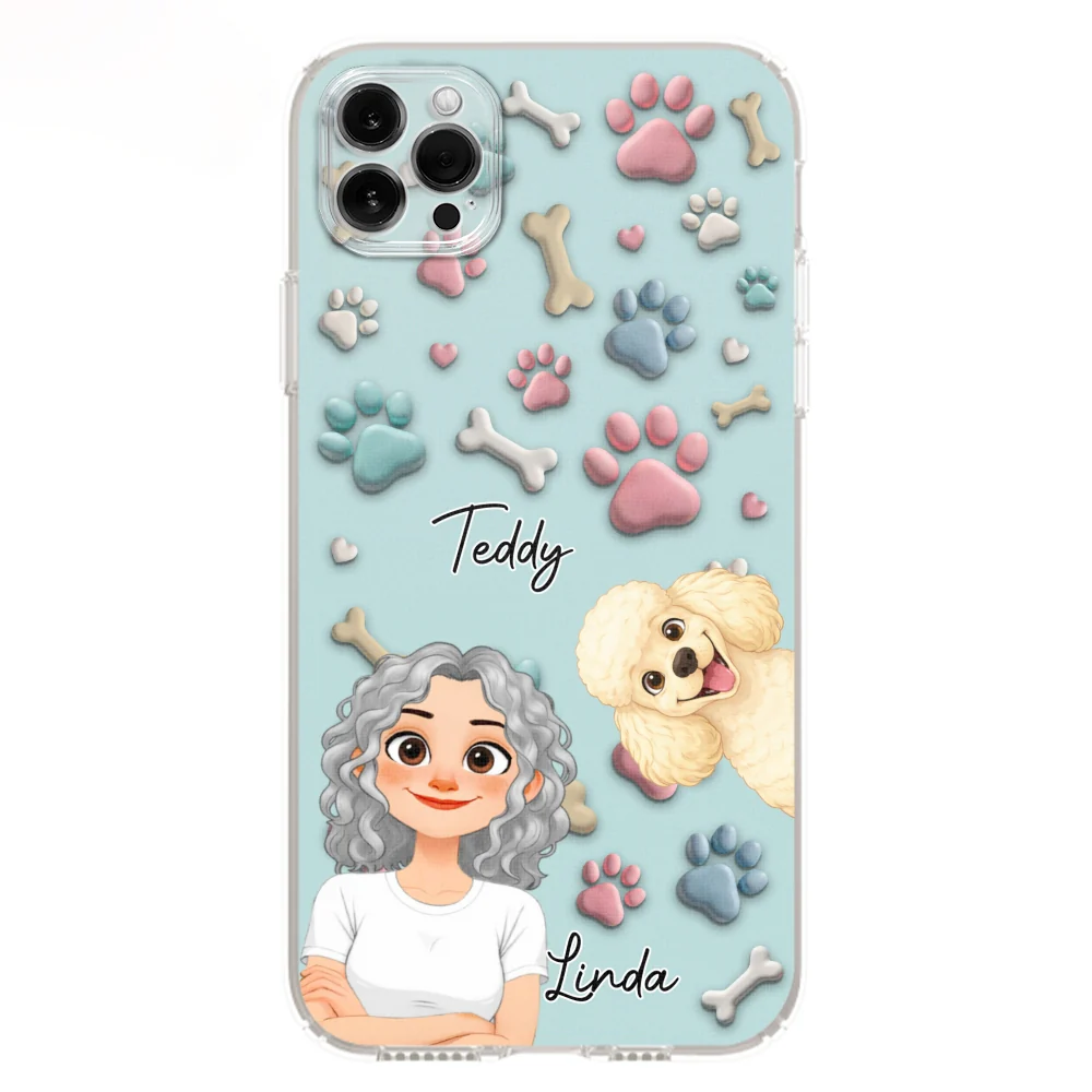 Dog And Human Cartoon New Style - Personalized Custom Phone Case - Image 11