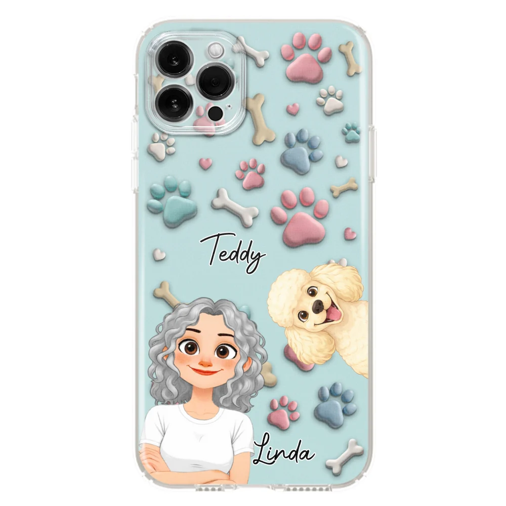 Dog And Human Cartoon New Style - Personalized Custom Phone Case - Image 12