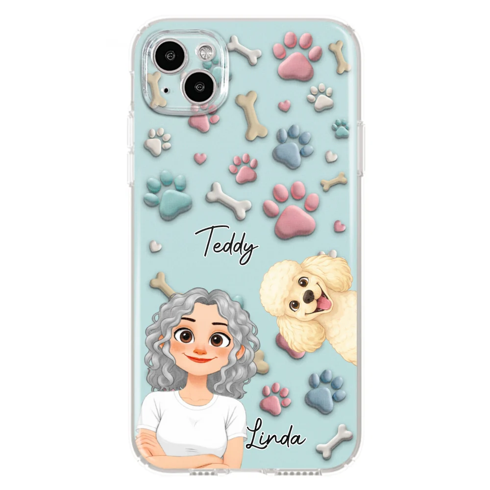 Dog And Human Cartoon New Style - Personalized Custom Phone Case - Image 13