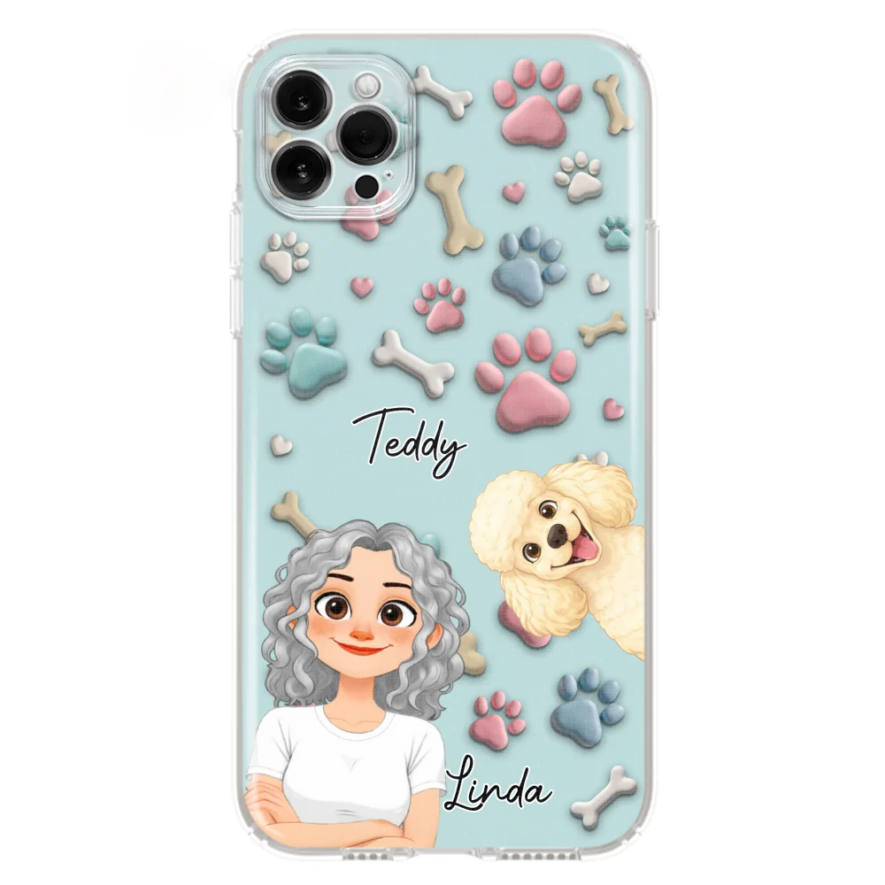 Dog And Human Cartoon New Style - Personalized Custom Phone Case - Image 14