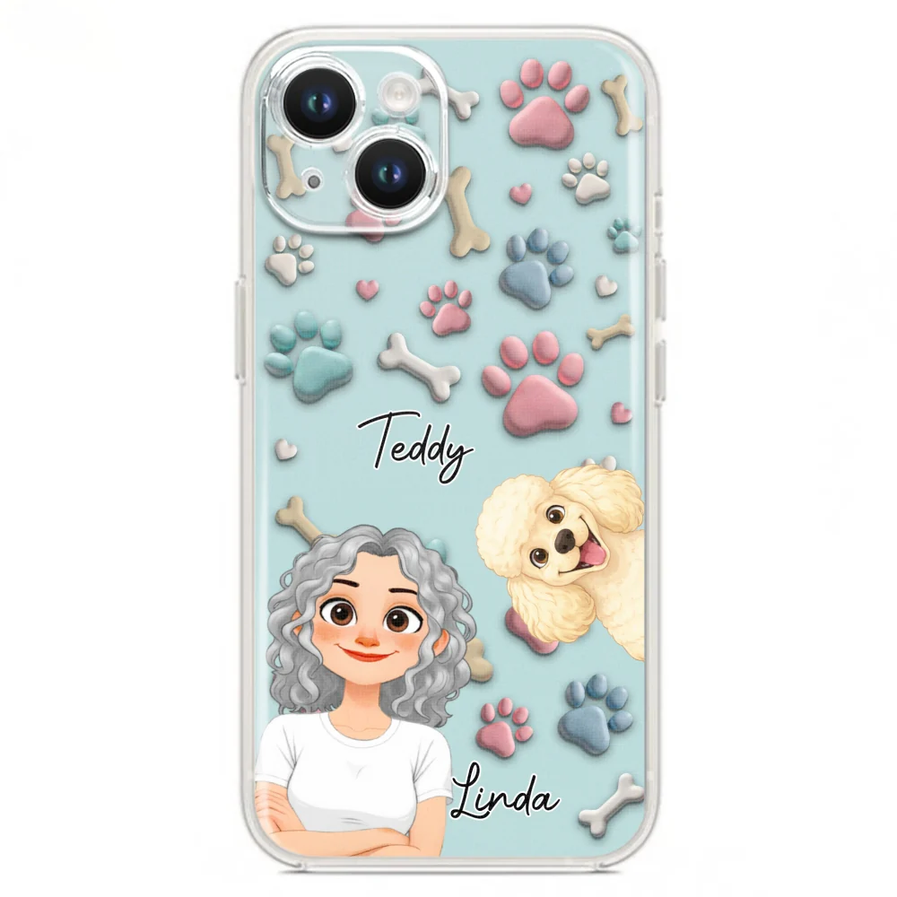 Dog And Human Cartoon New Style - Personalized Custom Phone Case - Image 16
