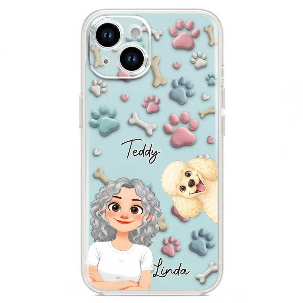 Dog And Human Cartoon New Style - Personalized Custom Phone Case - Image 17