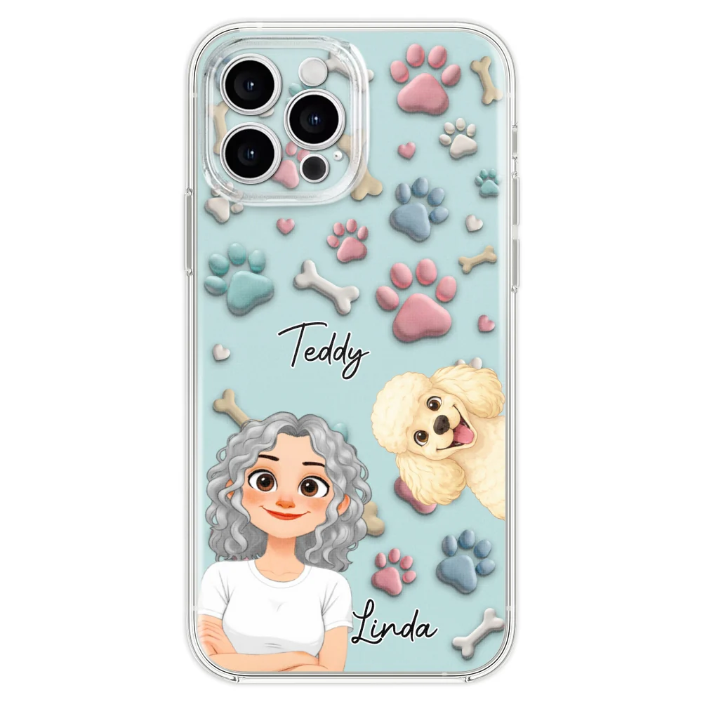 Dog And Human Cartoon New Style - Personalized Custom Phone Case - Image 21