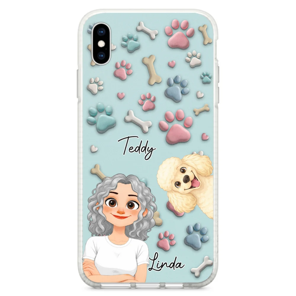 Dog And Human Cartoon New Style - Personalized Custom Phone Case - Image 23