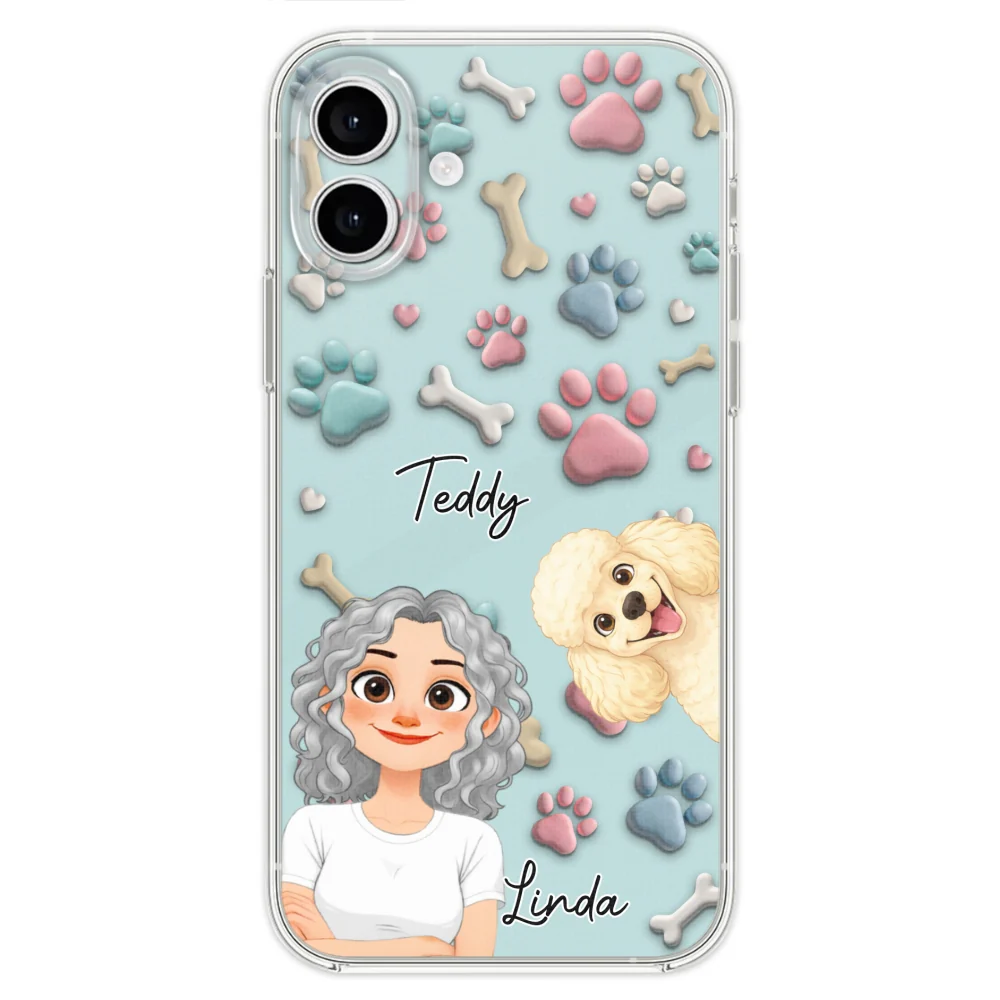 Dog And Human Cartoon New Style - Personalized Custom Phone Case - Image 25