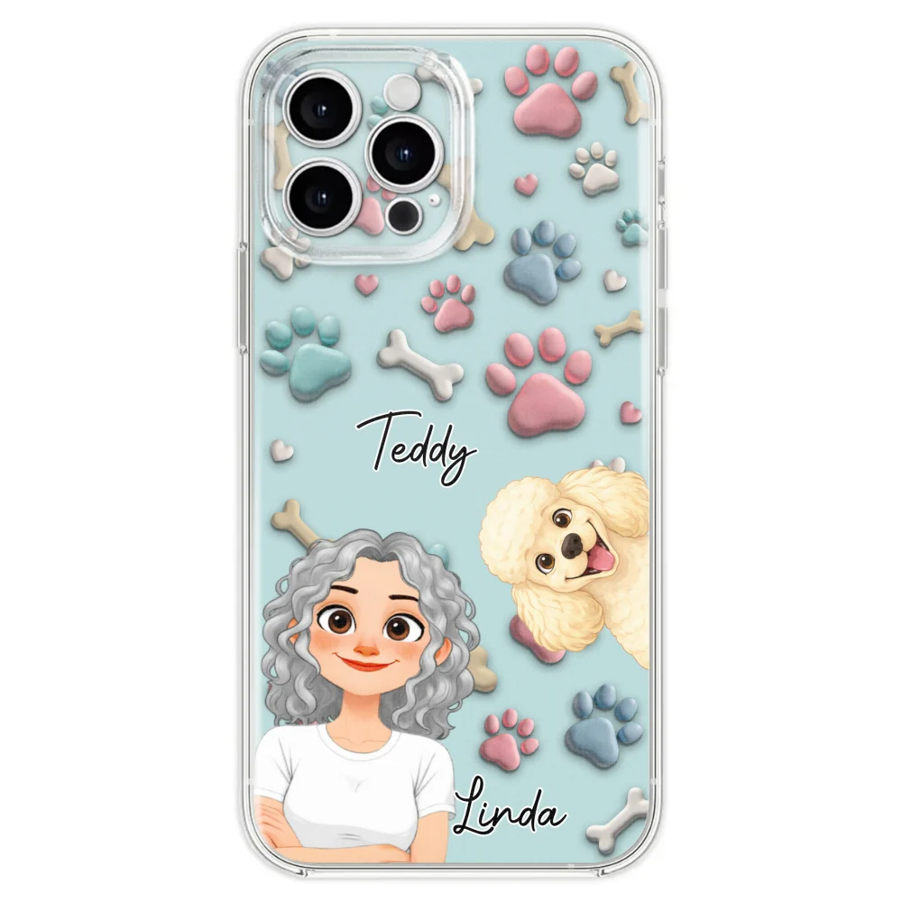 Dog And Human Cartoon New Style - Personalized Custom Phone Case - Image 26