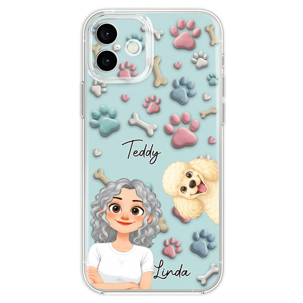 Dog And Human Cartoon New Style - Personalized Custom Phone Case - Image 27