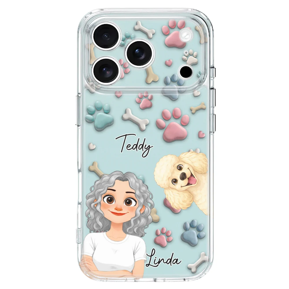 Dog And Human Cartoon New Style - Personalized Custom Phone Case - Image 30