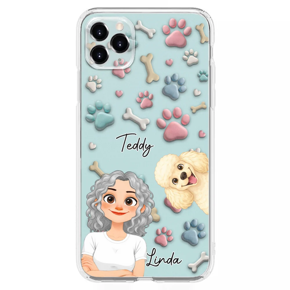 Dog And Human Cartoon New Style - Personalized Custom Phone Case - Image 8