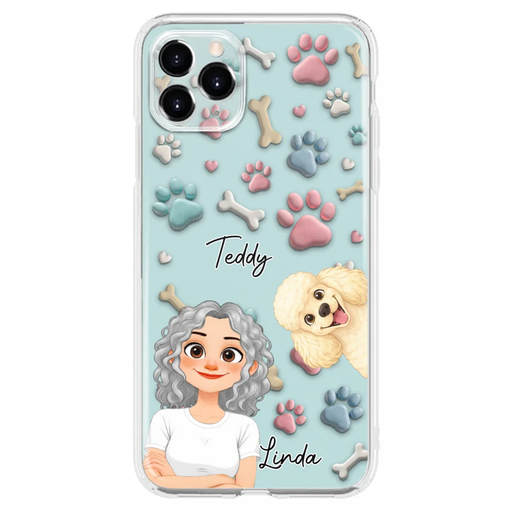 Dog And Human Cartoon New Style - Personalized Custom Phone Case - Image 9